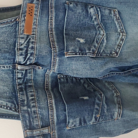 Dollhouse Jean Distressed Bib Overalls - Picture 11 of 16